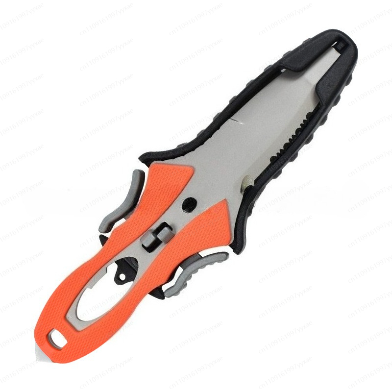 Dive Knife Titanium - Nóż ratunkowy do wody, przecinak do