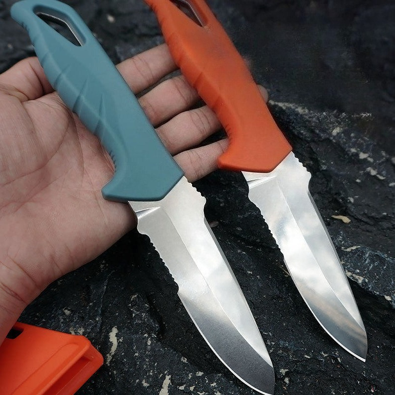 Wielokolorowy nóż prosty do uż – Dive Knife Titanium recenzja i cena