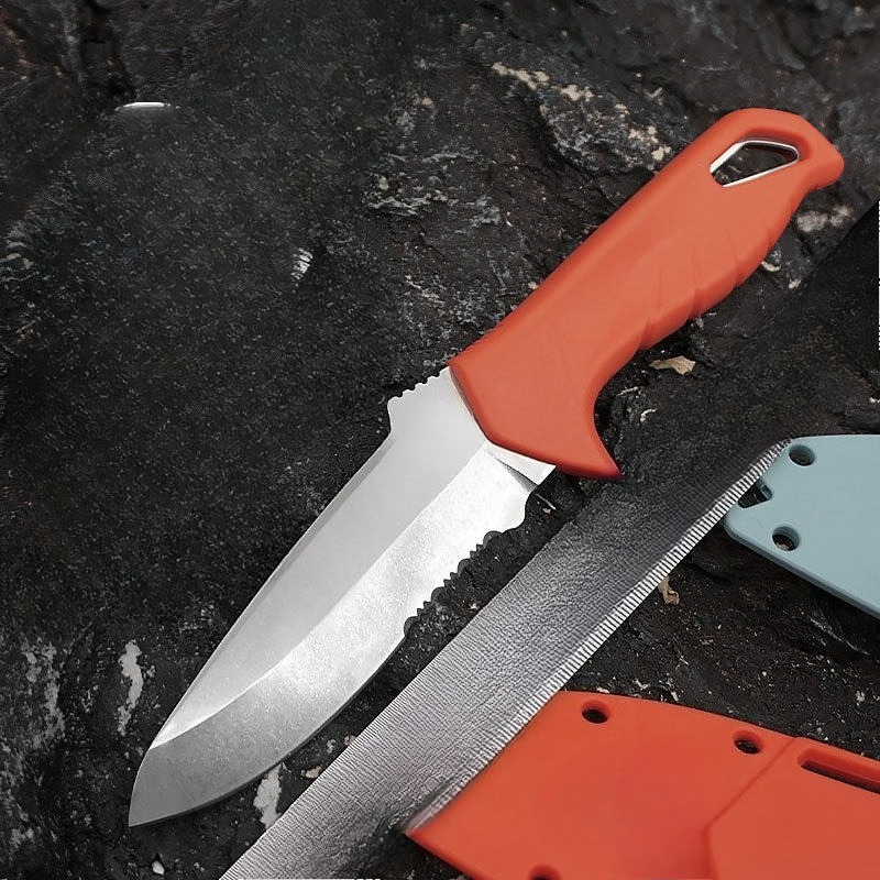 Wielokolorowy nóż prosty do uż – Dive Knife Titanium recenzja i cena