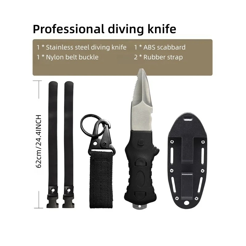 Nóż do ratownictwa wodnego na  – Dive Knife Titanium recenzja i cena