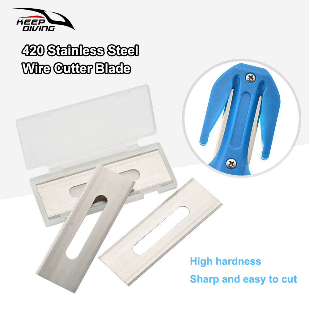 3 SZT./partia Zamienne Ostrza  – Dive Knife Titanium recenzja i cena