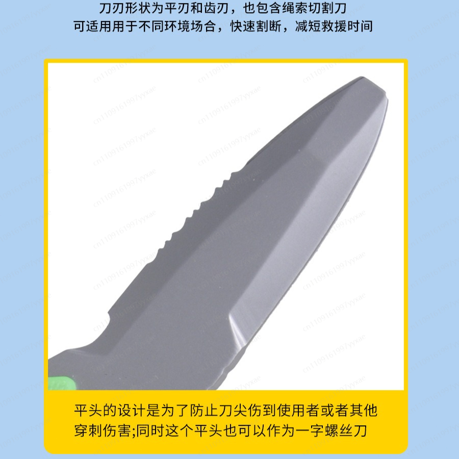 Nóż ratunkowy do wody, przecin – Dive Knife Titanium recenzja i cena