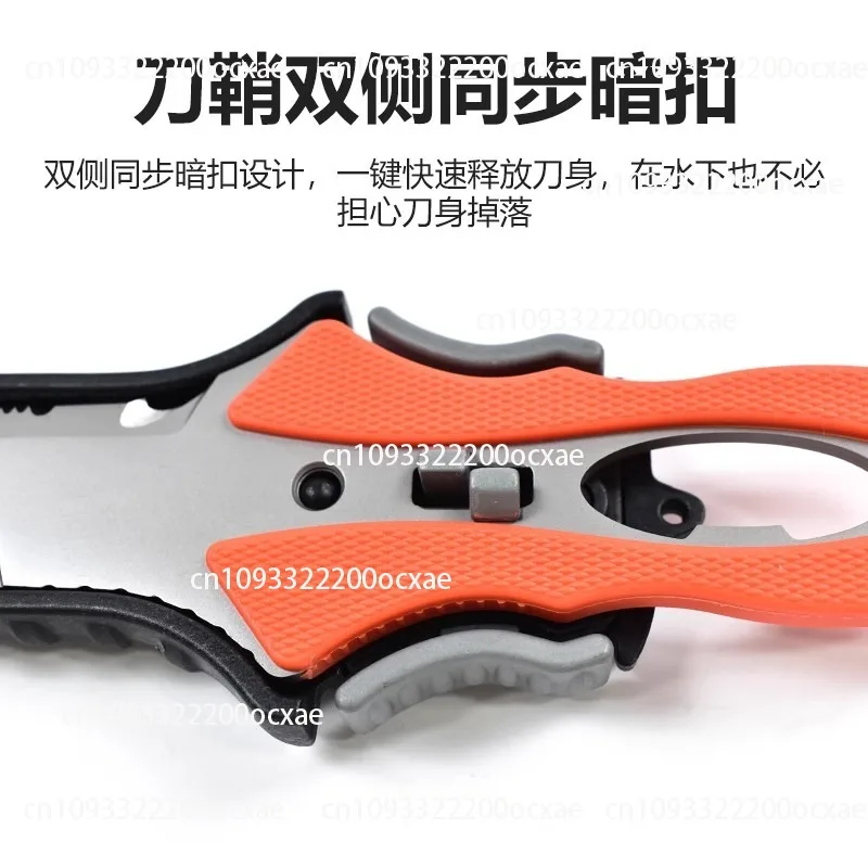 Nóż ratunkowy do wody, przecin – Dive Knife Titanium recenzja i cena