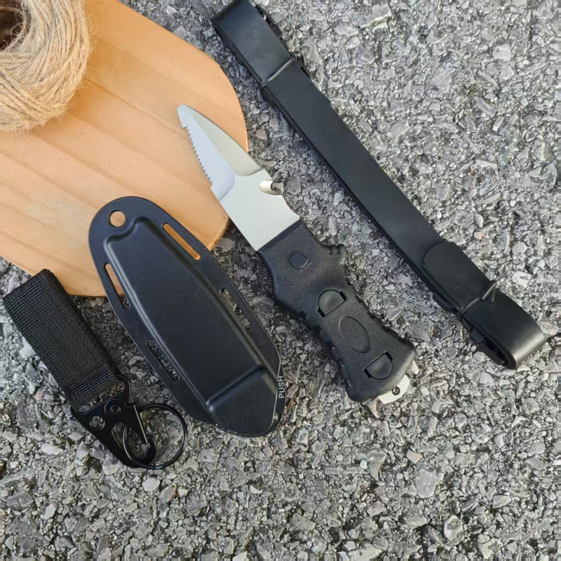 Nóż ratunkowy do użytku na zew – Dive Knife Titanium recenzja i cena