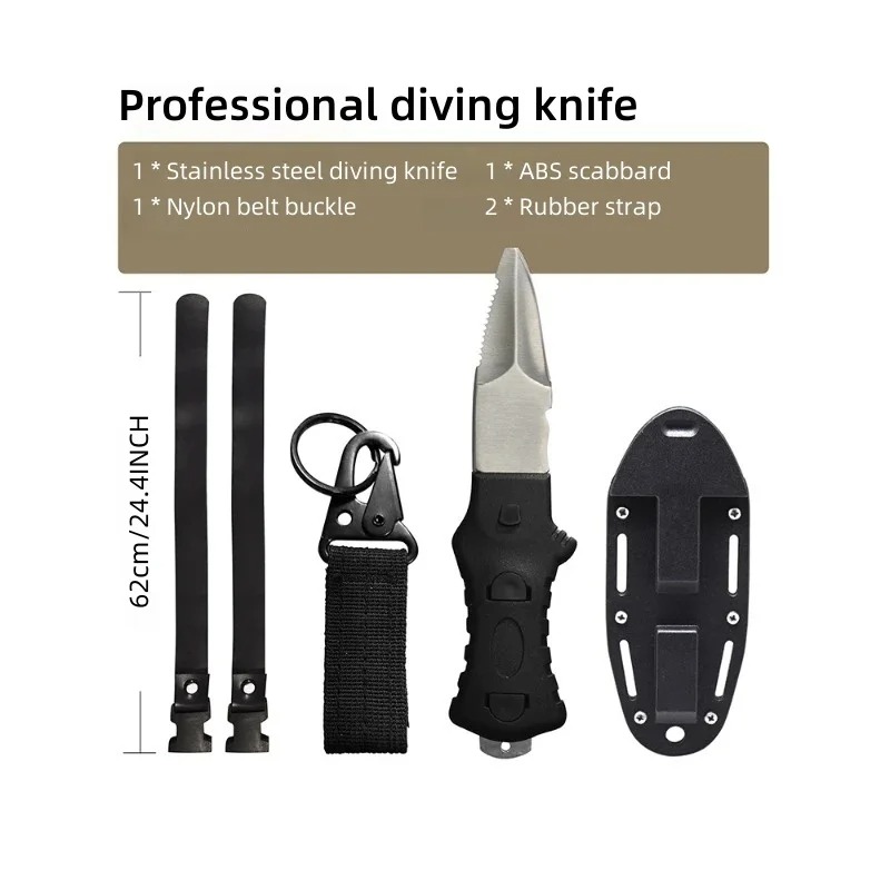 Nóż ratunkowy do użytku na zew – Dive Knife Titanium recenzja i cena