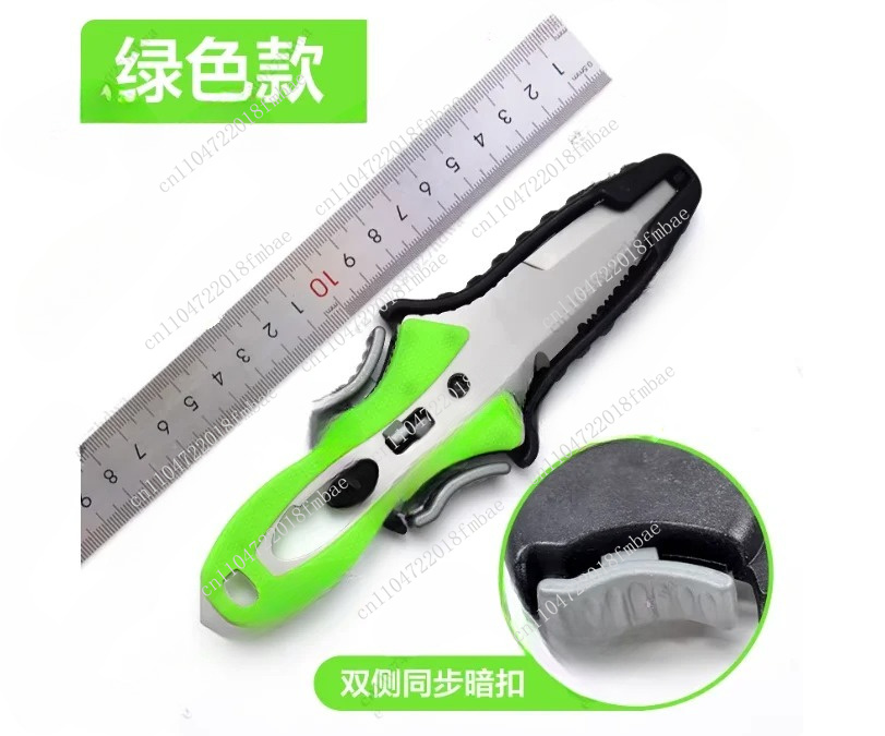Nóż do cięcia lin na zewnątrz, – Dive Knife Titanium recenzja i cena