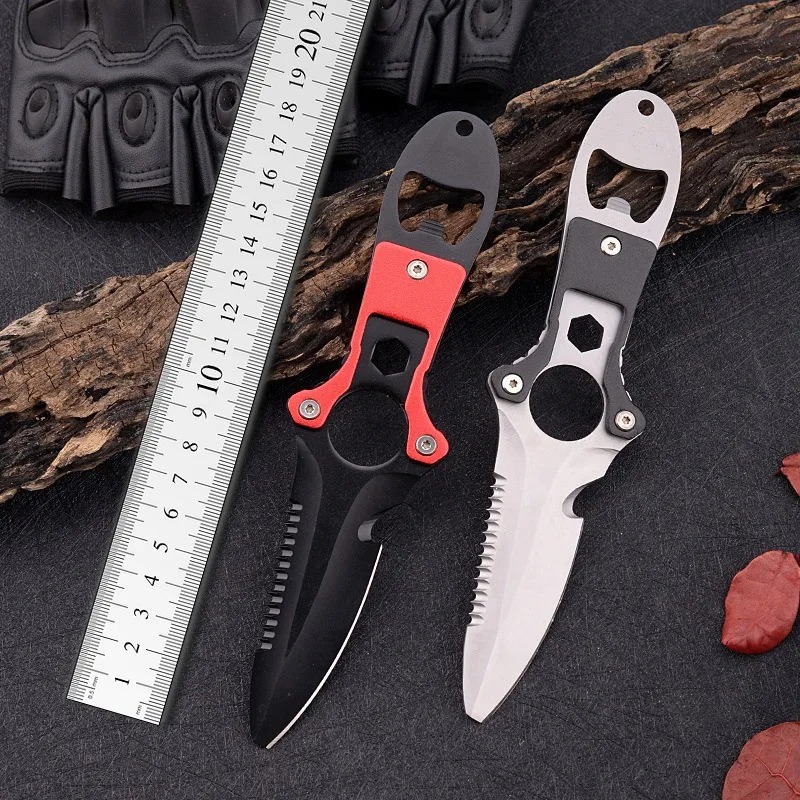Nóż wielofunkcyjny ze stali ni – Dive Knife Titanium recenzja i cena