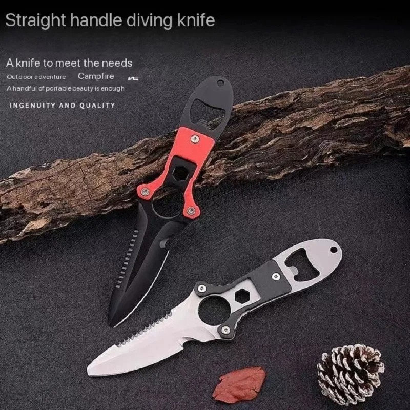 Nóż wielofunkcyjny ze stali ni – Dive Knife Titanium recenzja i cena